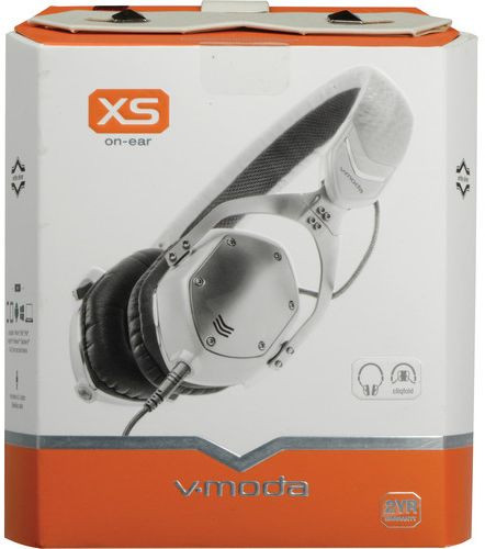 Galerijní obrázek č.4 Na uši (s kabelem) V-MODA XS On-Ear (White Silver)