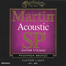 Hlavní obrázek Tvrdost .011 MARTIN struny  SP - Phosphor bronze, Custom Light (11)