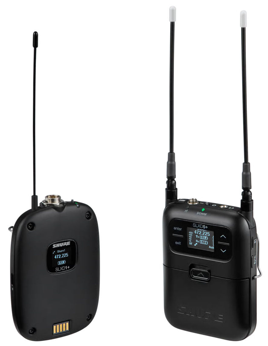 Hlavní obrázek S bateriovým přijímačem (ke kamerám) SHURE SLXD15+-S50