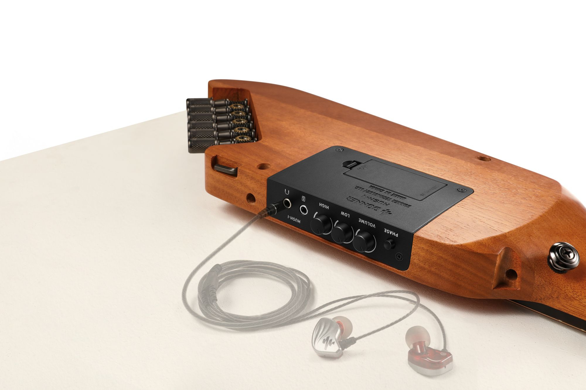 Galerijní obrázek č.10 Elektrické sety DONNER HUSH-I - Mahogany Natural C-Stock