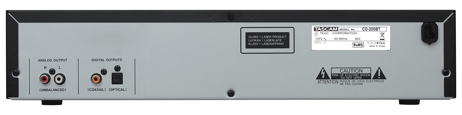 Galerijní obrázek č.5 Profesionální CD/DVD/USB/SD/MC přehrávače TASCAM CD-200BT