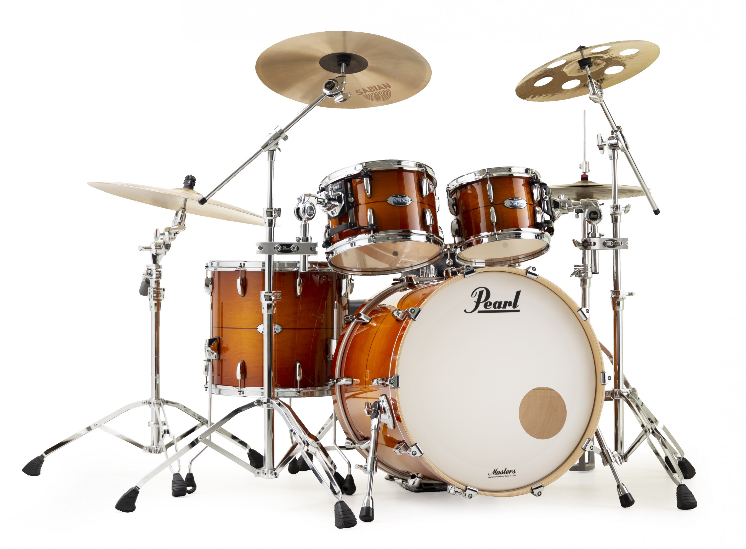 Hlavní obrázek 22“; 10“, 12“; 14“ PEARL MCT924XEFP/C840  Masters Maple Complete - Almond Red Stripe