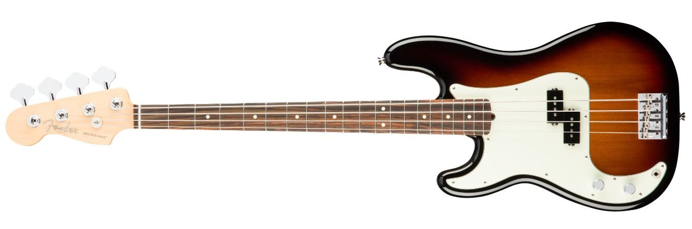 Hlavní obrázek Levoruké FENDER American Professional Precision Bass LH 3-Tone Sunburst Rosewood