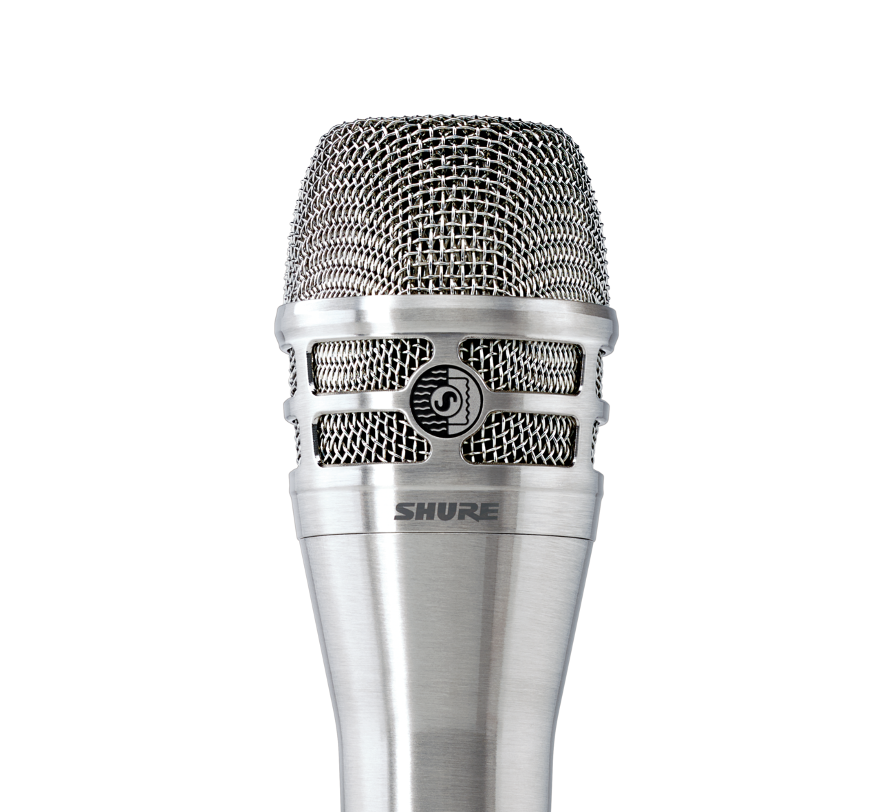 Galerijní obrázek č.1 Dynamické pódiové vokální mikrofony SHURE KSM8 Nickel