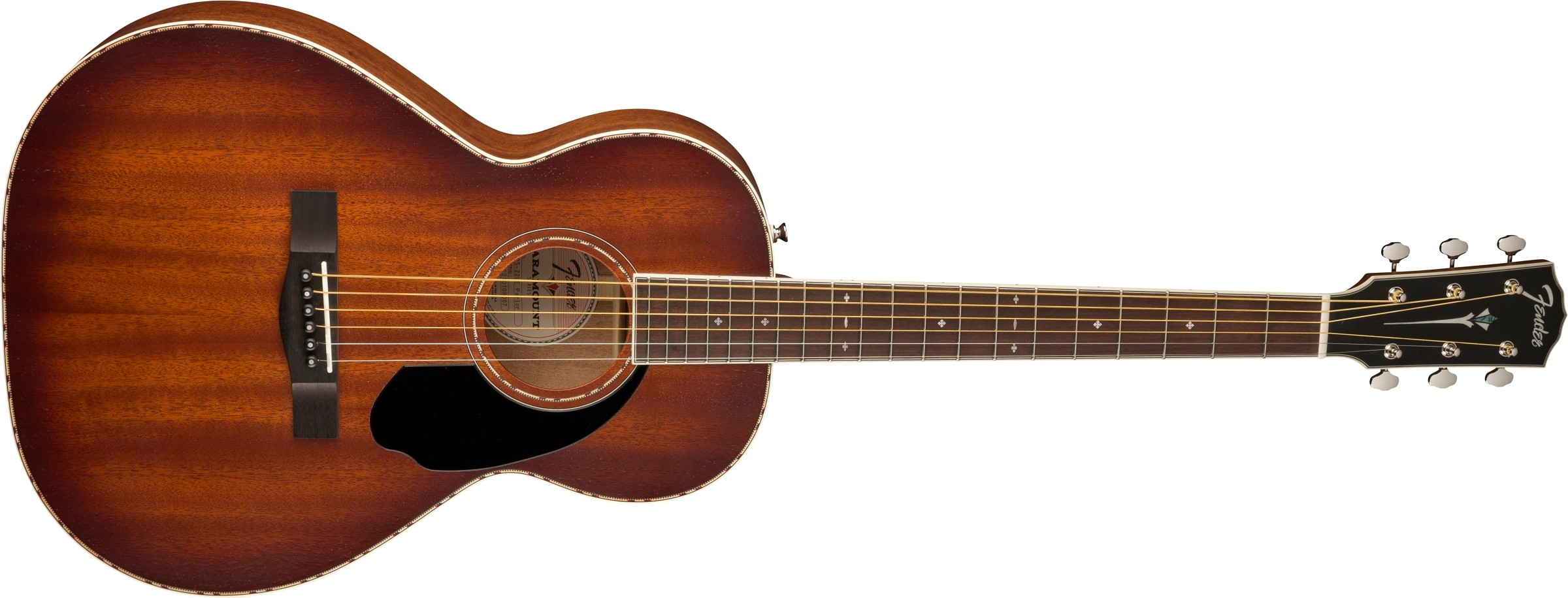 Galerijní obrázek č.1 Akustické kytary a ostatní FENDER PS-220E Parlor - Aged Cognac Burst C-Stock
