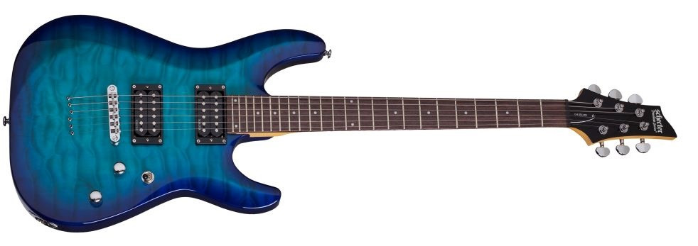 Hlavní obrázek Superstrat SCHECTER C-6 Plus Ocean Blue Burst
