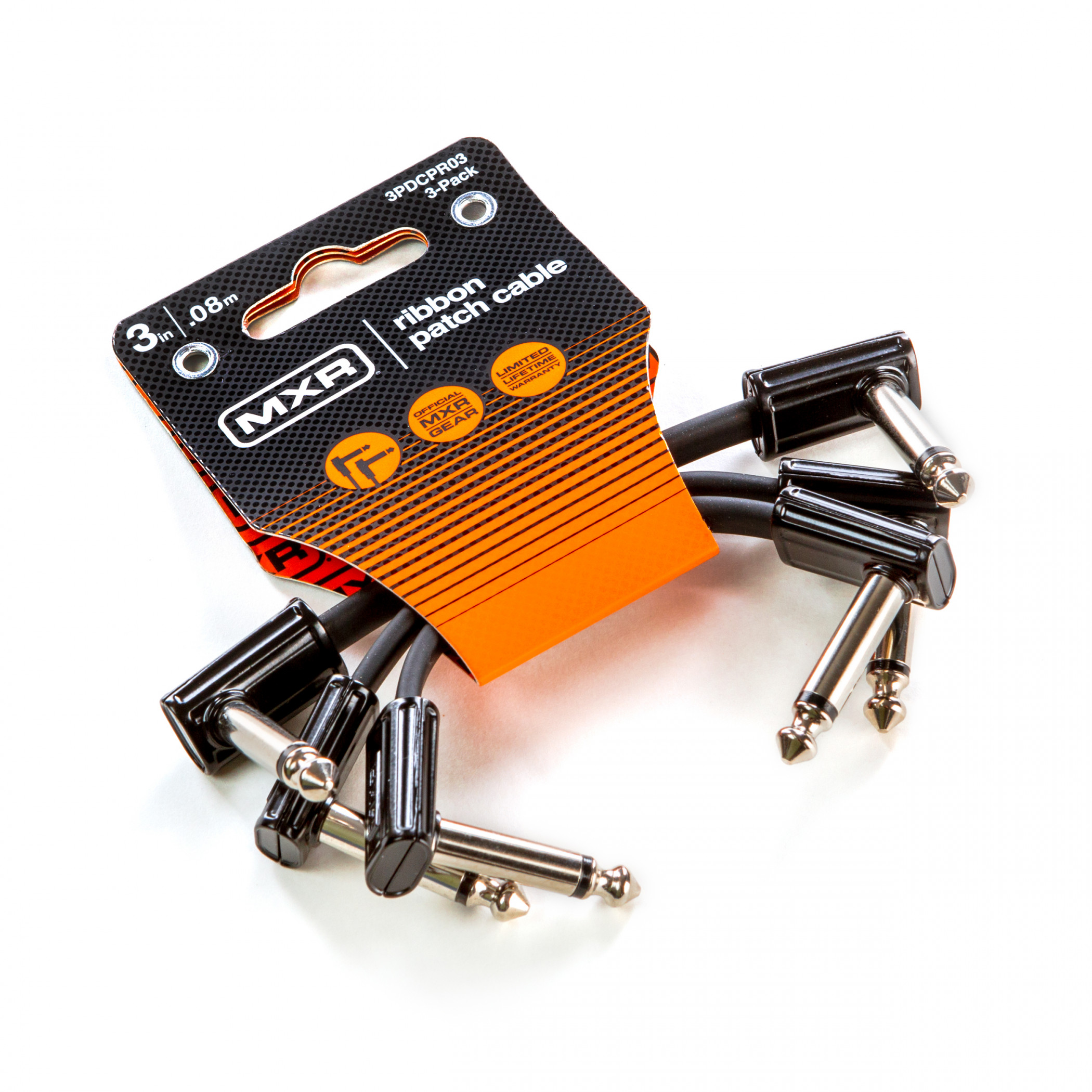 Galerijní obrázek č.4 do 1 m DUNLOP MXR RIBBON PATCH CABLE 0,08m - 3 PACK, propojovací kabel