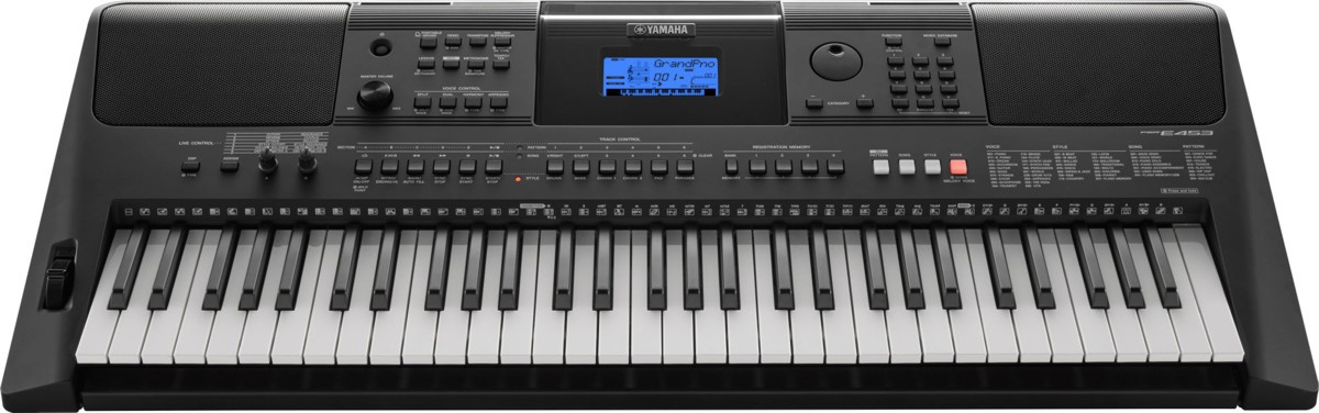 Galerijní obrázek č.1 Keyboardy s dynamikou YAMAHA PSR-E453