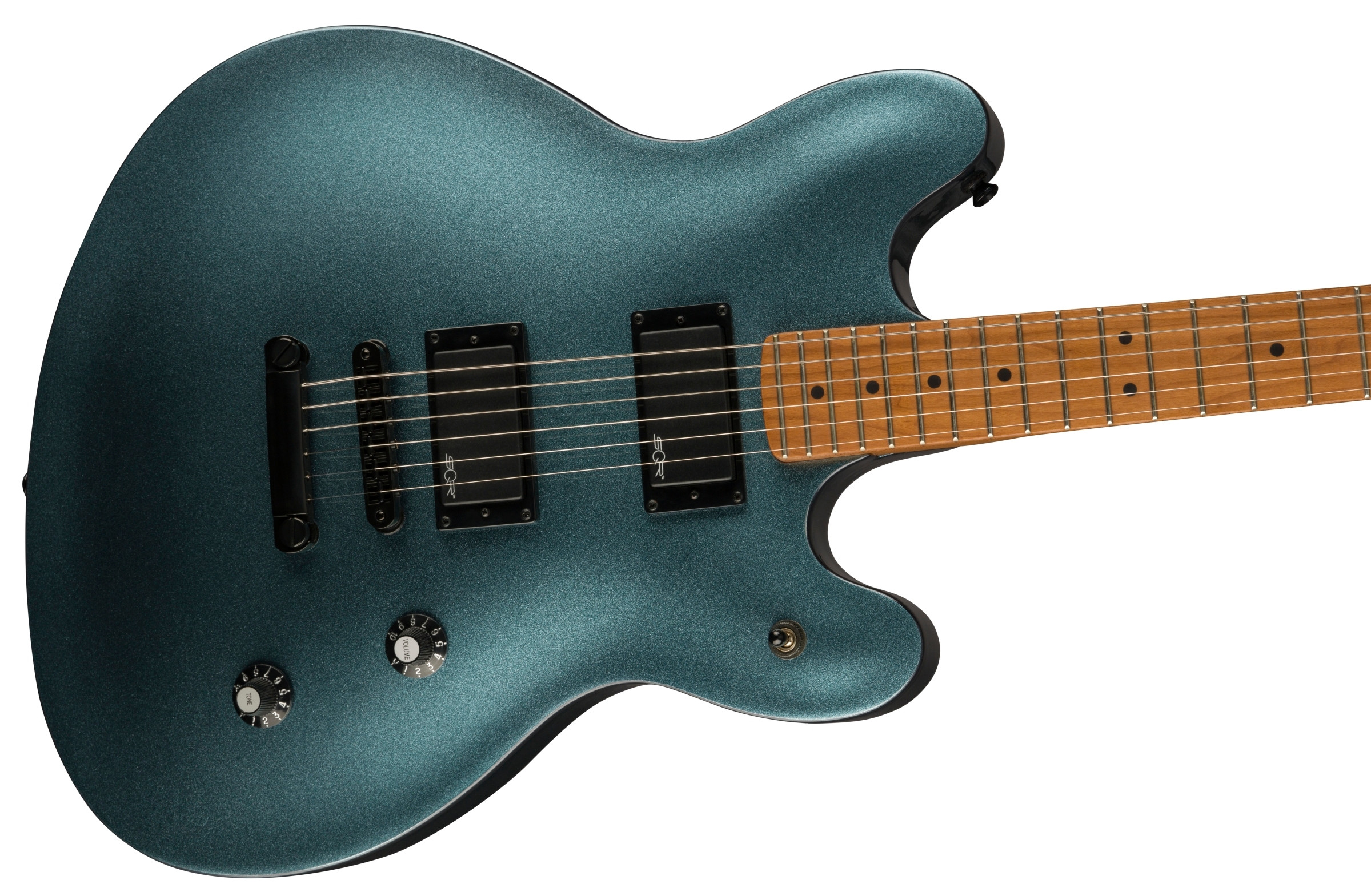 Galerijní obrázek č.3 Semiakustické a jazzové FENDER SQUIER Contemporary Active Starcaster - Gunmetal Metallic