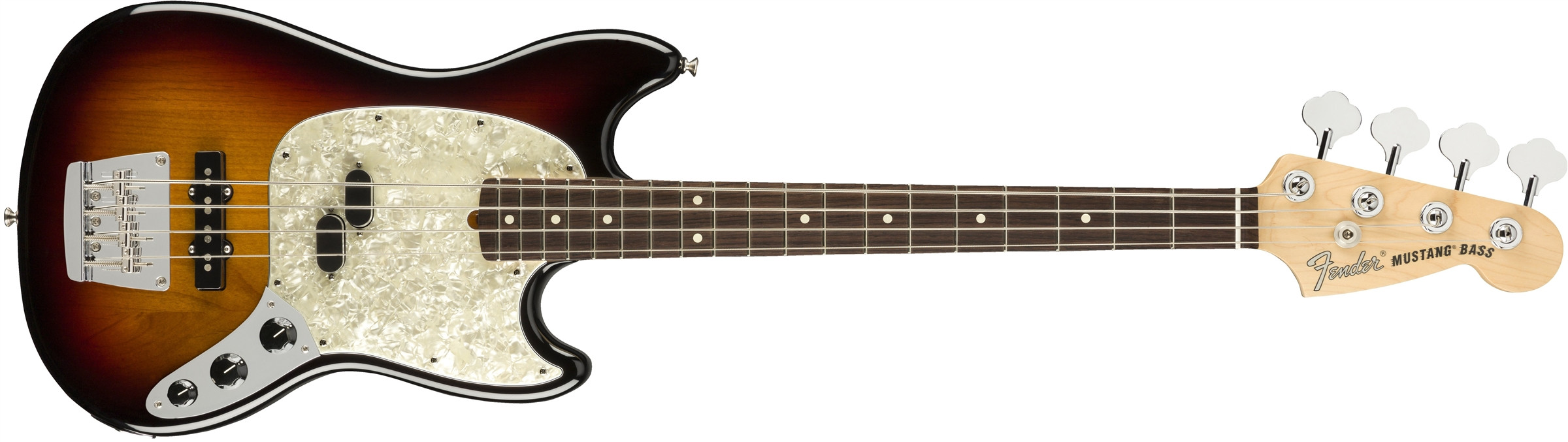 Hlavní obrázek Alternativní  FENDER American Performer Mustang Bass 3-Color Sunburst Rosewood