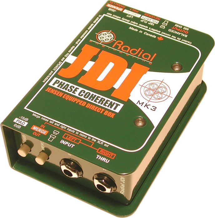 Hlavní obrázek DI boxy RADIAL JDI Passive DI Box