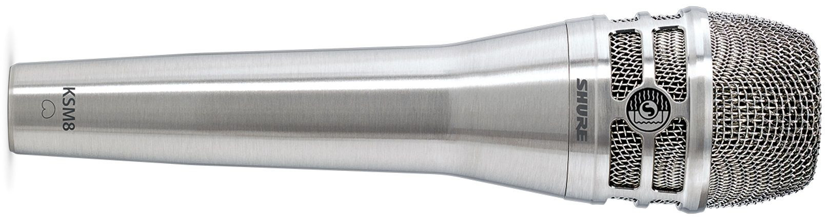 Hlavní obrázek Dynamické pódiové vokální mikrofony SHURE KSM8 Nickel