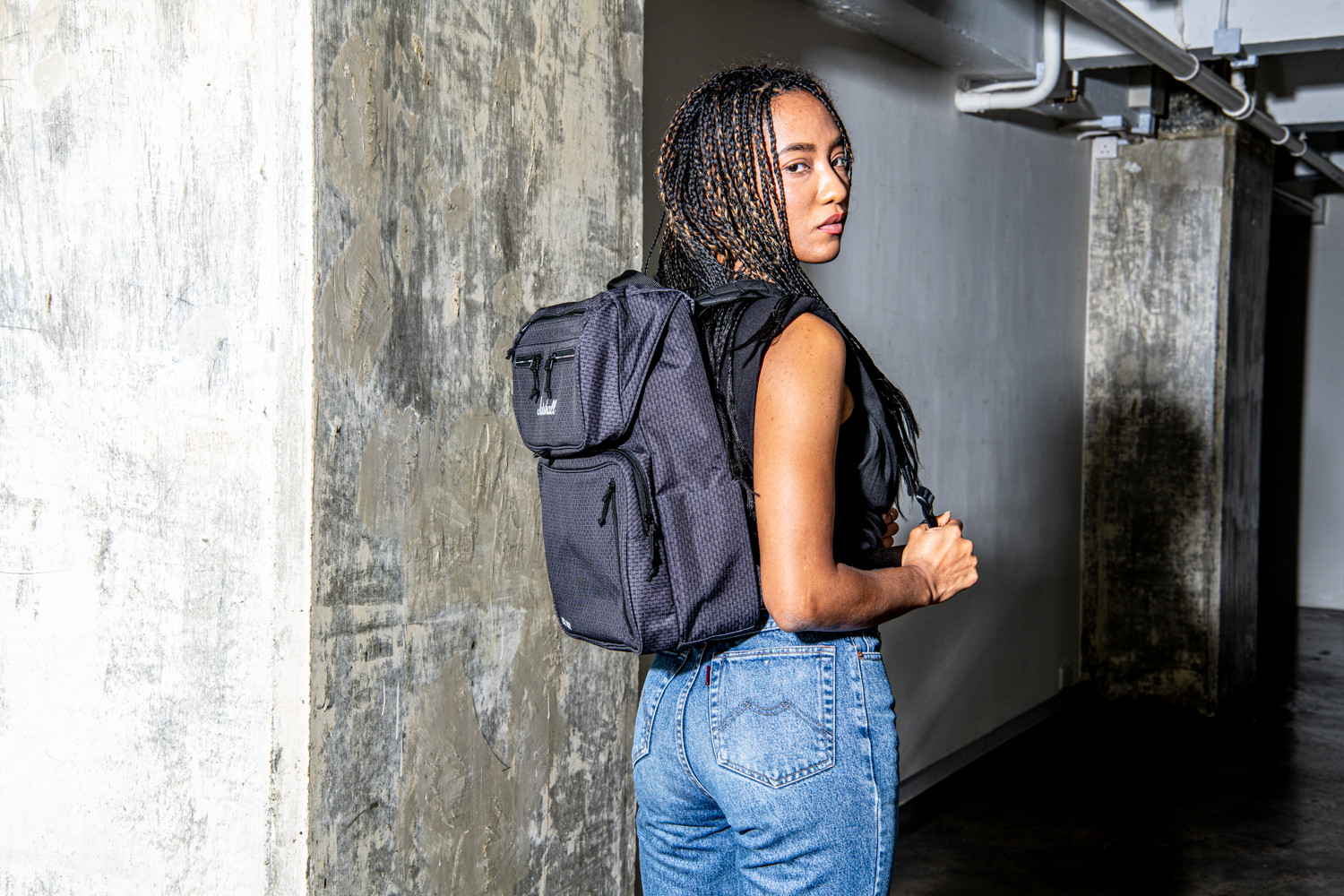 Galerijní obrázek č.8 Batohy MARSHALL Underground Rocksack Black/White