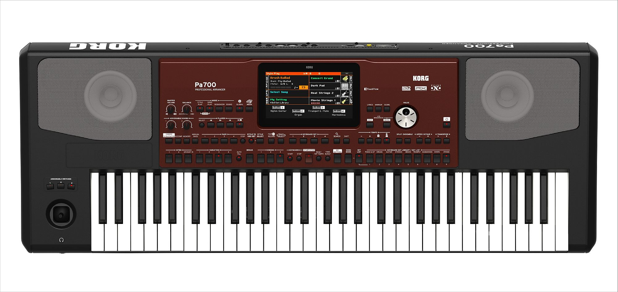 Hlavní obrázek Keyboardy s dynamikou KORG Pa700