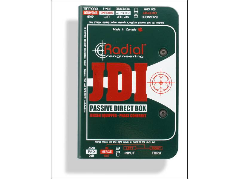 Galerijní obrázek č.2 DI boxy RADIAL JDI Passive DI Box