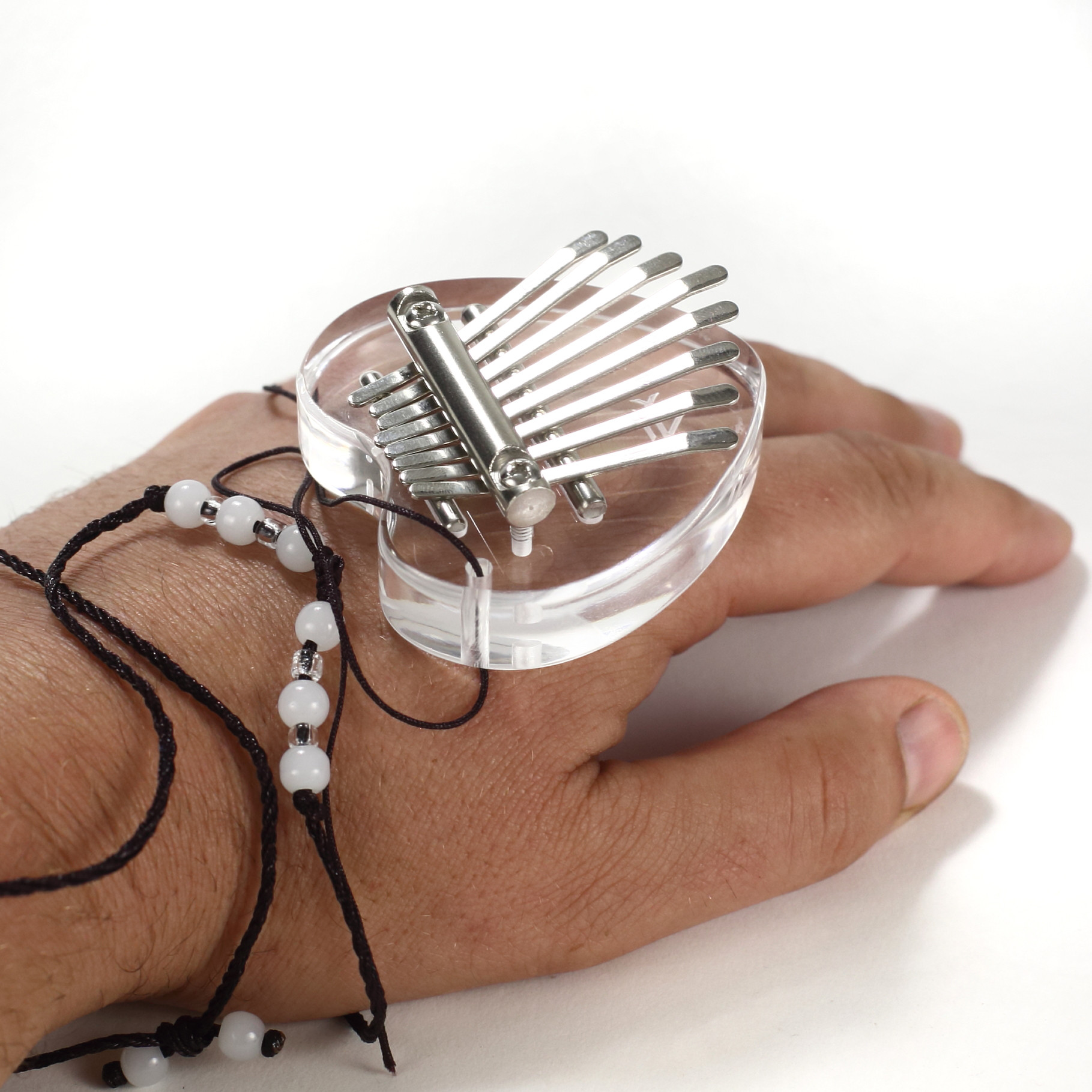 Galerijní obrázek č.1 Kalimby WOODMAN TAMK01 Transparent Acrylic Mini Kalimba