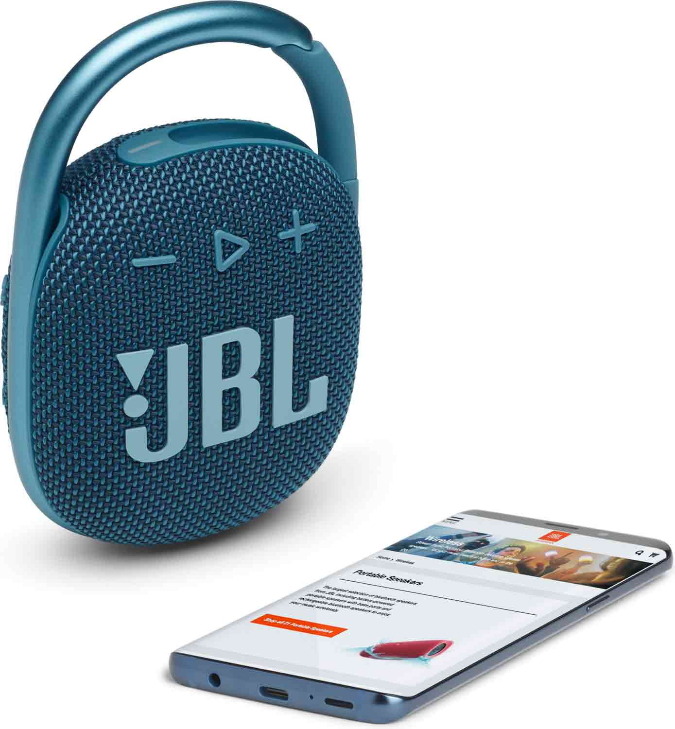 Galerijní obrázek č.1 Přenosné (na ven, na cesty) JBL Clip 4 Blue