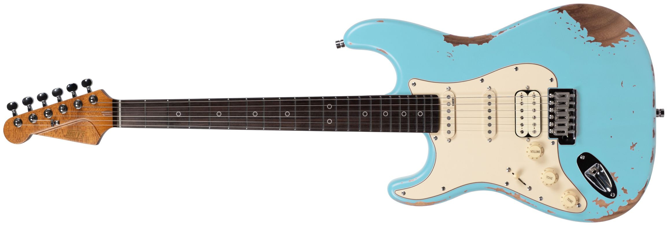 Hlavní obrázek ST - modely HENRY’S LH Snake II Relic ST-1L Python -  Blue Relic