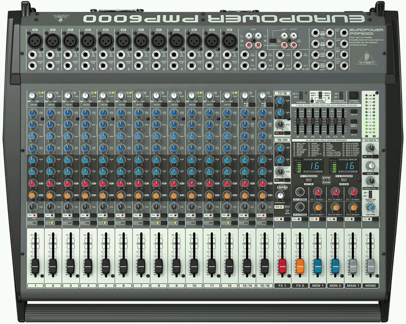 Hlavní obrázek Powermixy BEHRINGER PMP6000