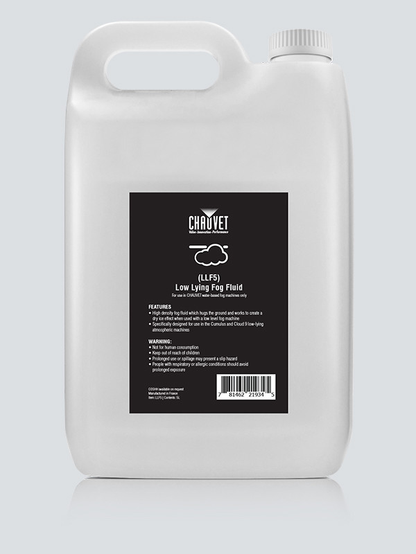 Hlavní obrázek Náplně do výrobníků mlhy a hazerů CHAUVET DJ LLF5 Low Lying Fog Fluid