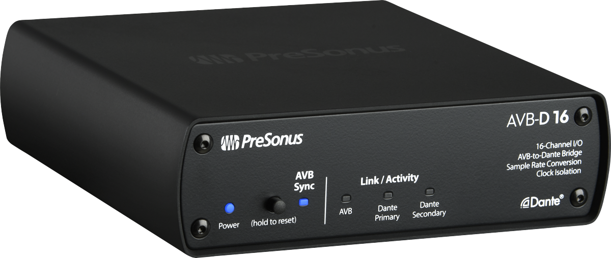 Hlavní obrázek AD/DA převodníky PRESONUS AVB-D16 Network Switch and Bridge