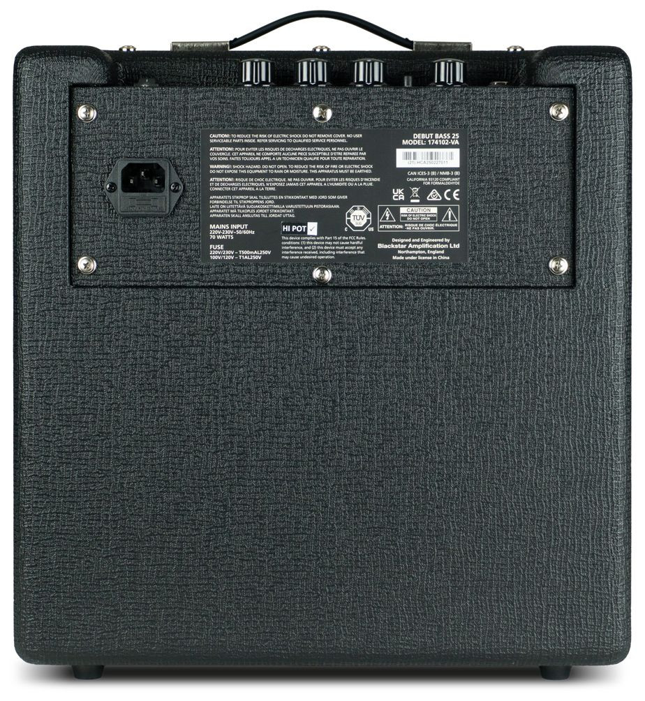 Galerijní obrázek č.3 Tranzistorová komba BLACKSTAR Debut Bass 25