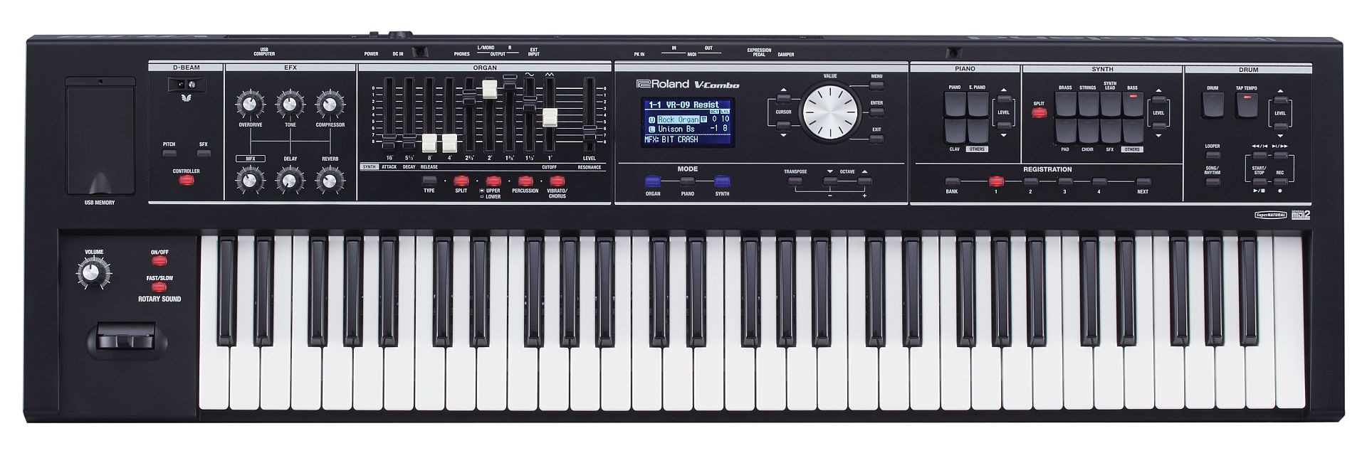 Hlavní obrázek Syntezátory/Samplery/Moduly ROLAND VR-09-B V-Combo