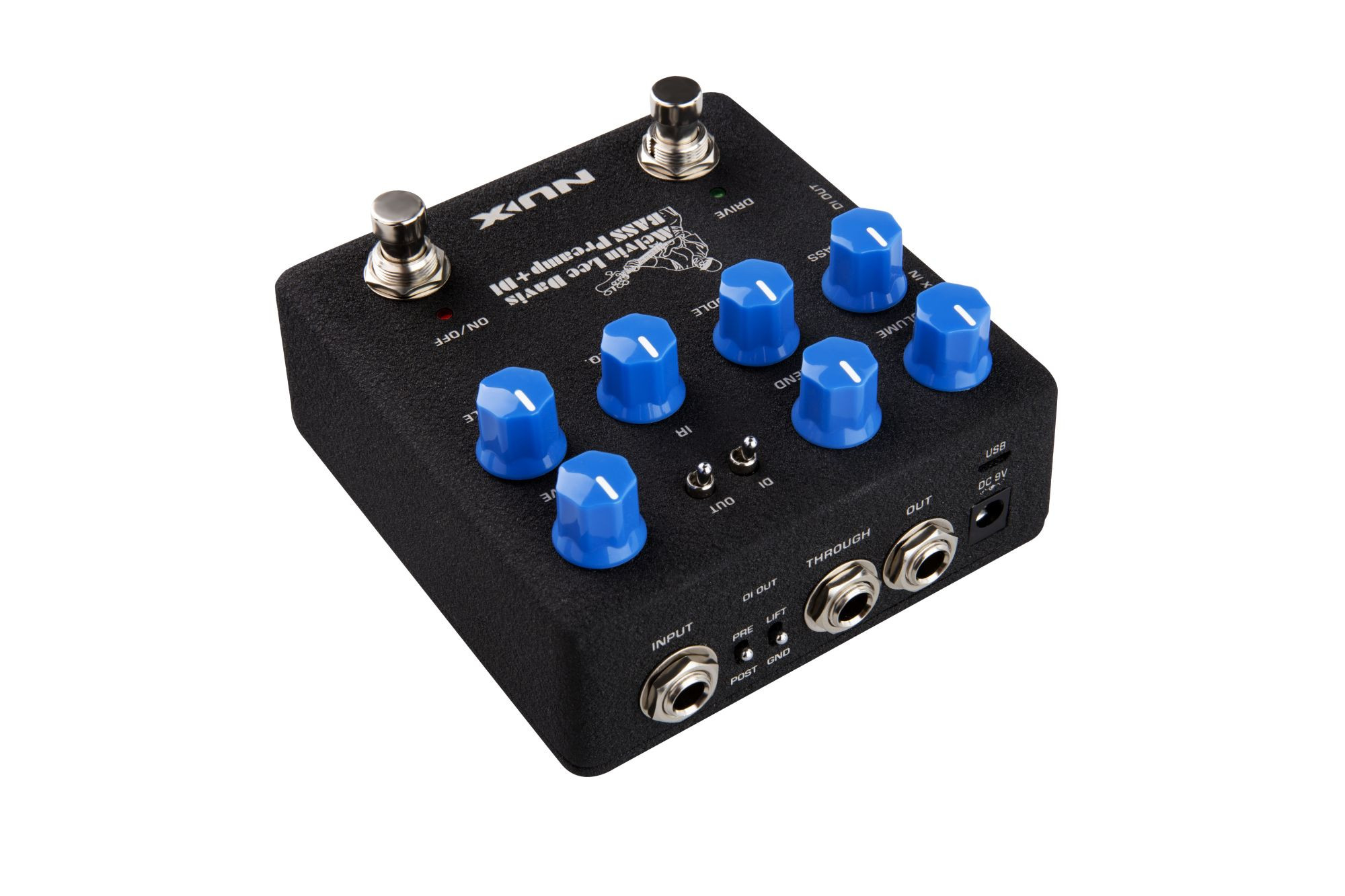 Galerijní obrázek č.5 Pedálové baskytarové efekty NUX NBP-5 MLD Bass Preamp + DI