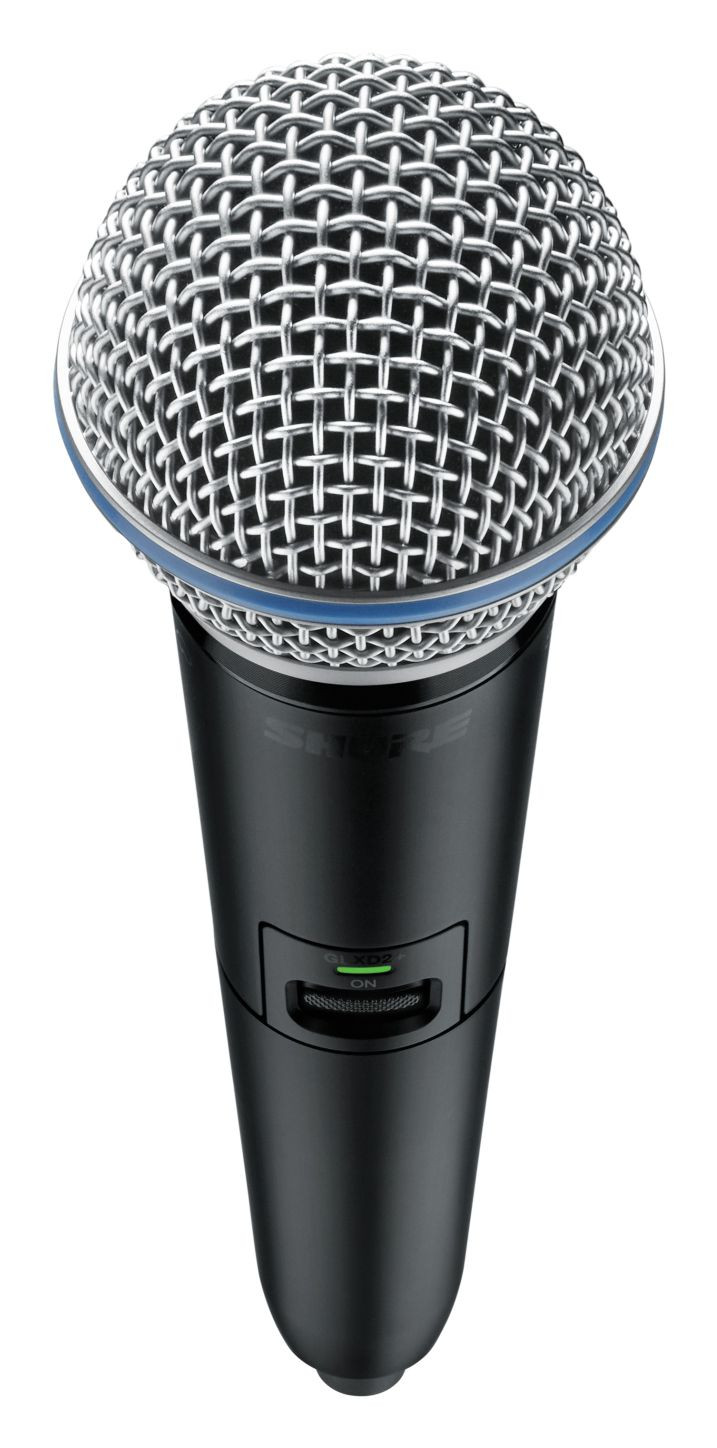 Galerijní obrázek č.6 S ručním mikrofonem SHURE GLXD24R+/B58