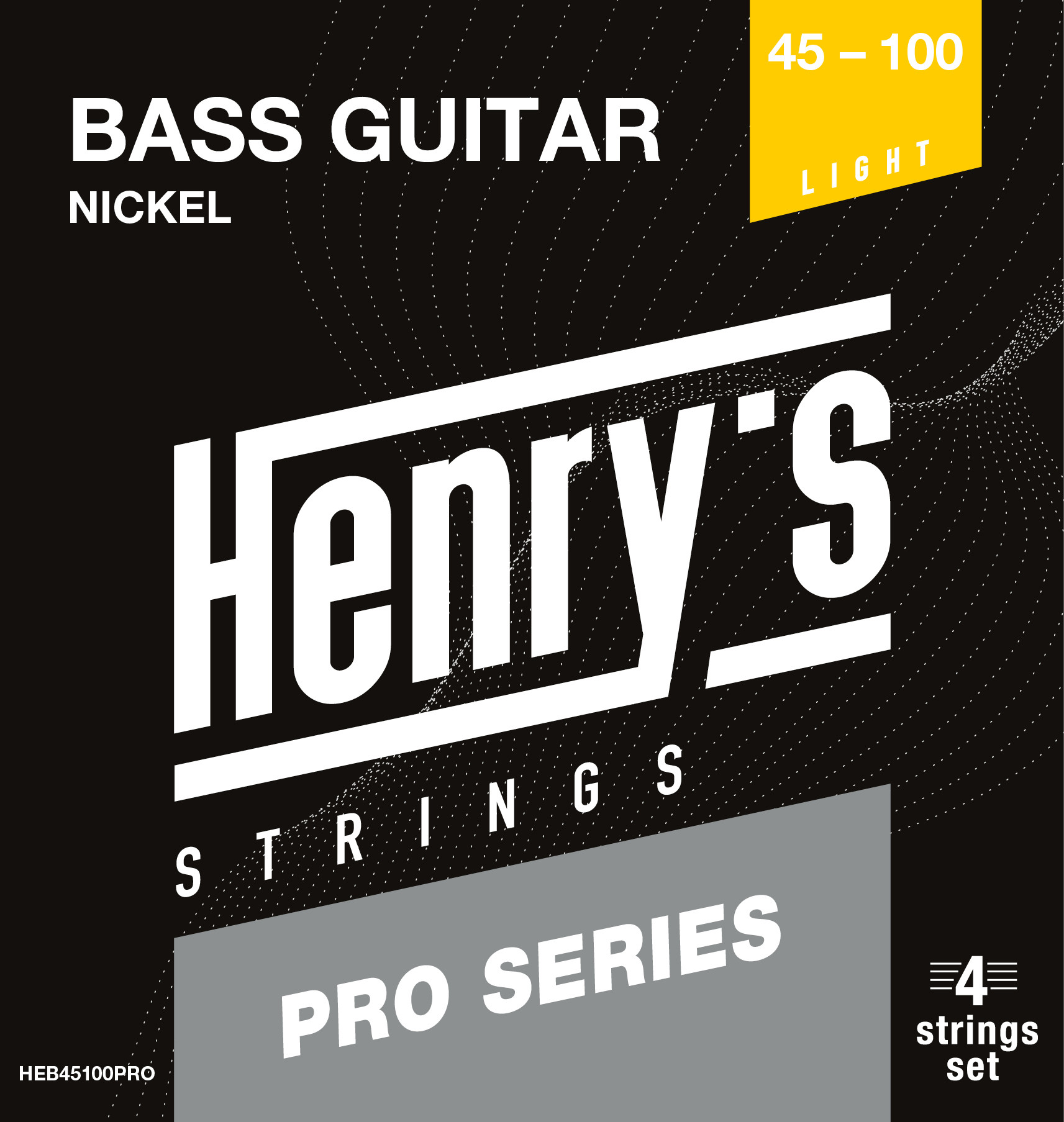Hlavní obrázek Tvrdost .045 HENRY`S STRINGS HEB45100PRO Bass Nickel - 045“ - 100”