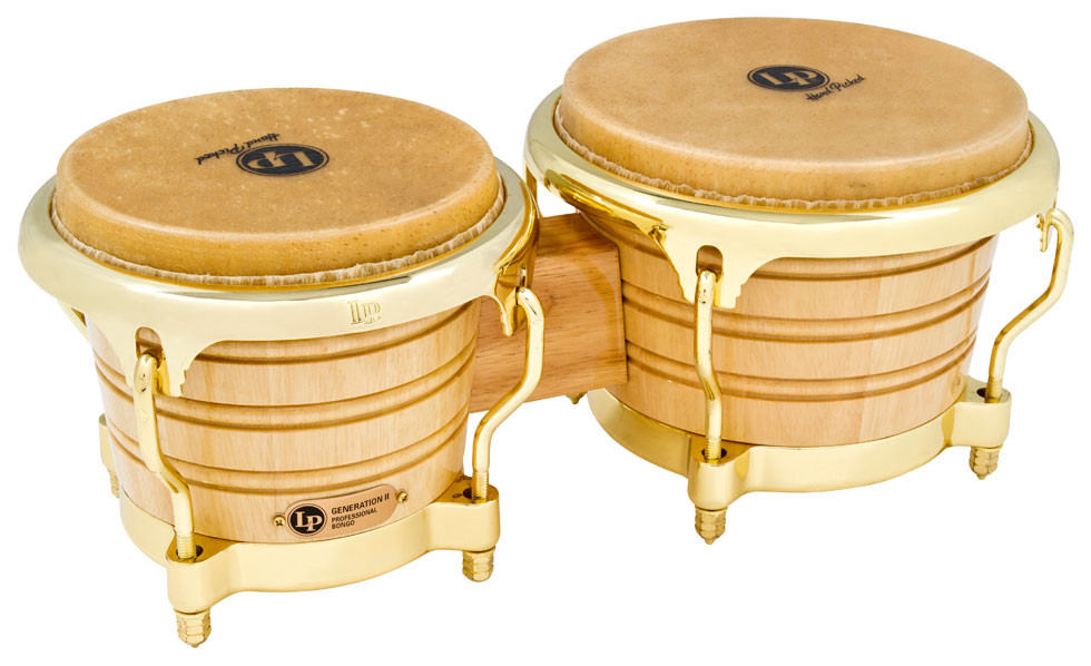 Hlavní obrázek Bonga LATIN PERCUSSION Generation II Bongos - Natural - Gold