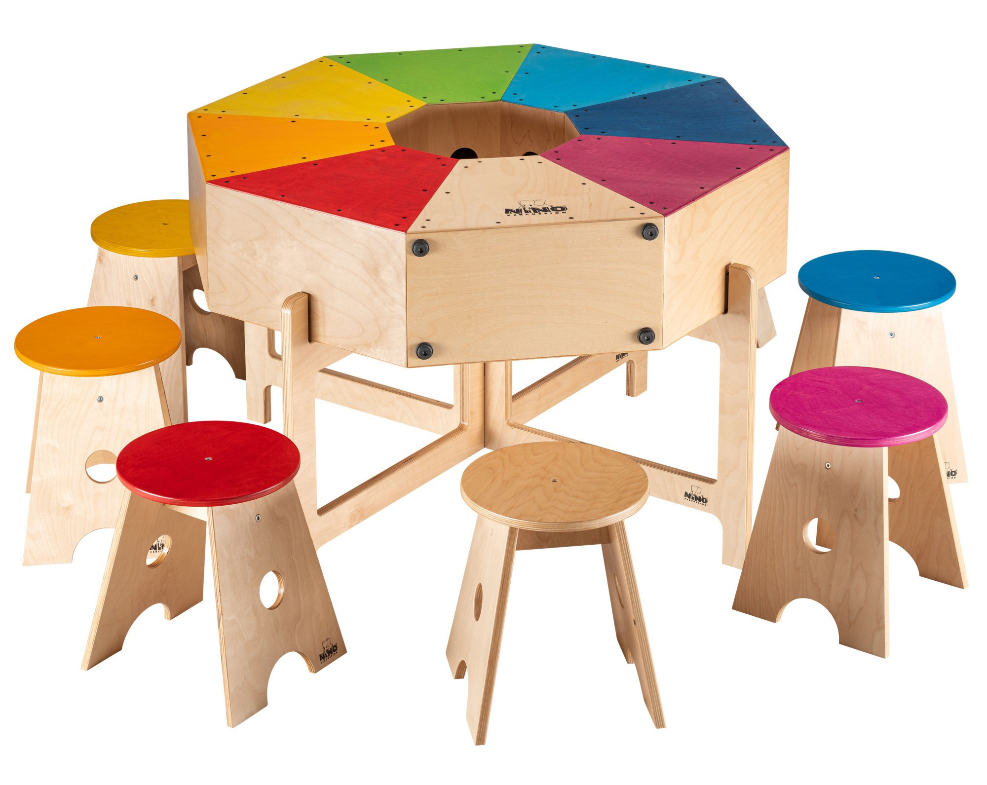 Hlavní obrázek Perkuse pro děti NINO PERCUSSION NINOSET954 Classroom Cajon Group Rhythm Set