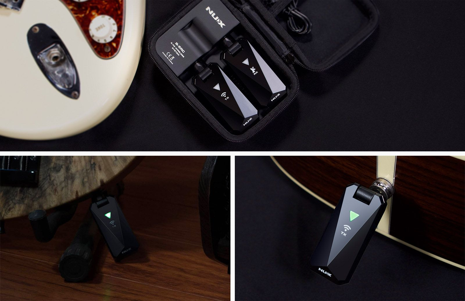 Galerijní obrázek č.2 Bezdrátové nástrojové systémy pro kytary a baskytary NUX B-5RC