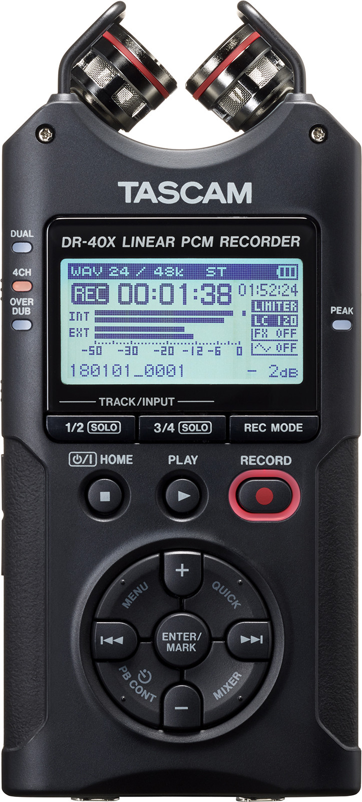 Hlavní obrázek Stereo rekordéry přenosné TASCAM DR-40X