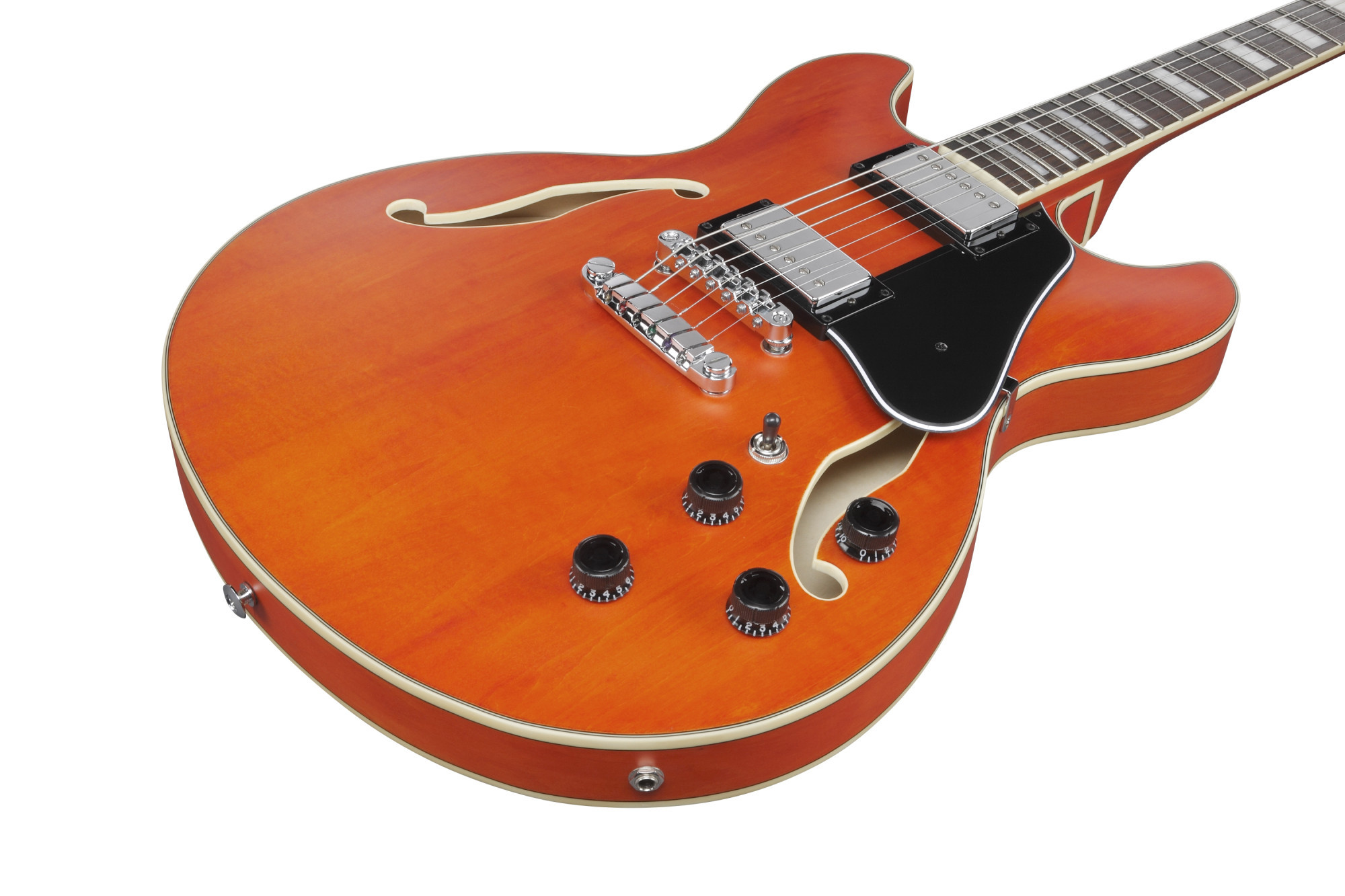 Galerijní obrázek č.2 Semiakustické a jazzové IBANEZ AS73-TTF - Transparent Tangerine Flat