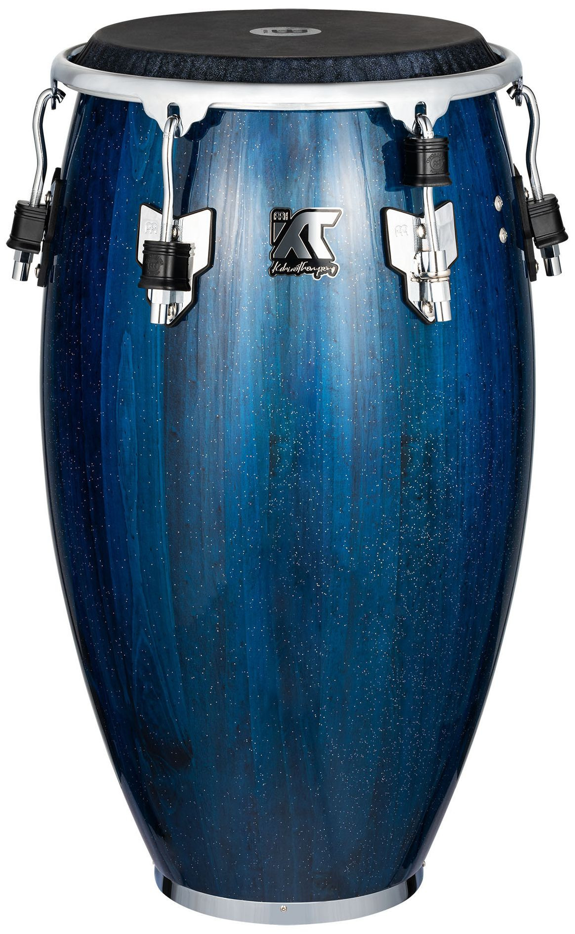 Hlavní obrázek Conga MEINL WKT1212BW Artist William Kachiro Thompson Tumba 12 1/2” REMO Black Calfskin Skyndeep - Blue Wave