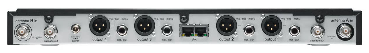 Galerijní obrázek č.1 Samostatné přijímače k bezdrátovým systémům SHURE SLXD4Q+E-K55