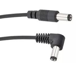 Hlavní obrázek Adaptéry a distributory VOODOOLAB PPBAR-RS 2.1mm Right Angle / Straight Barrel Cable - napájecí kabel