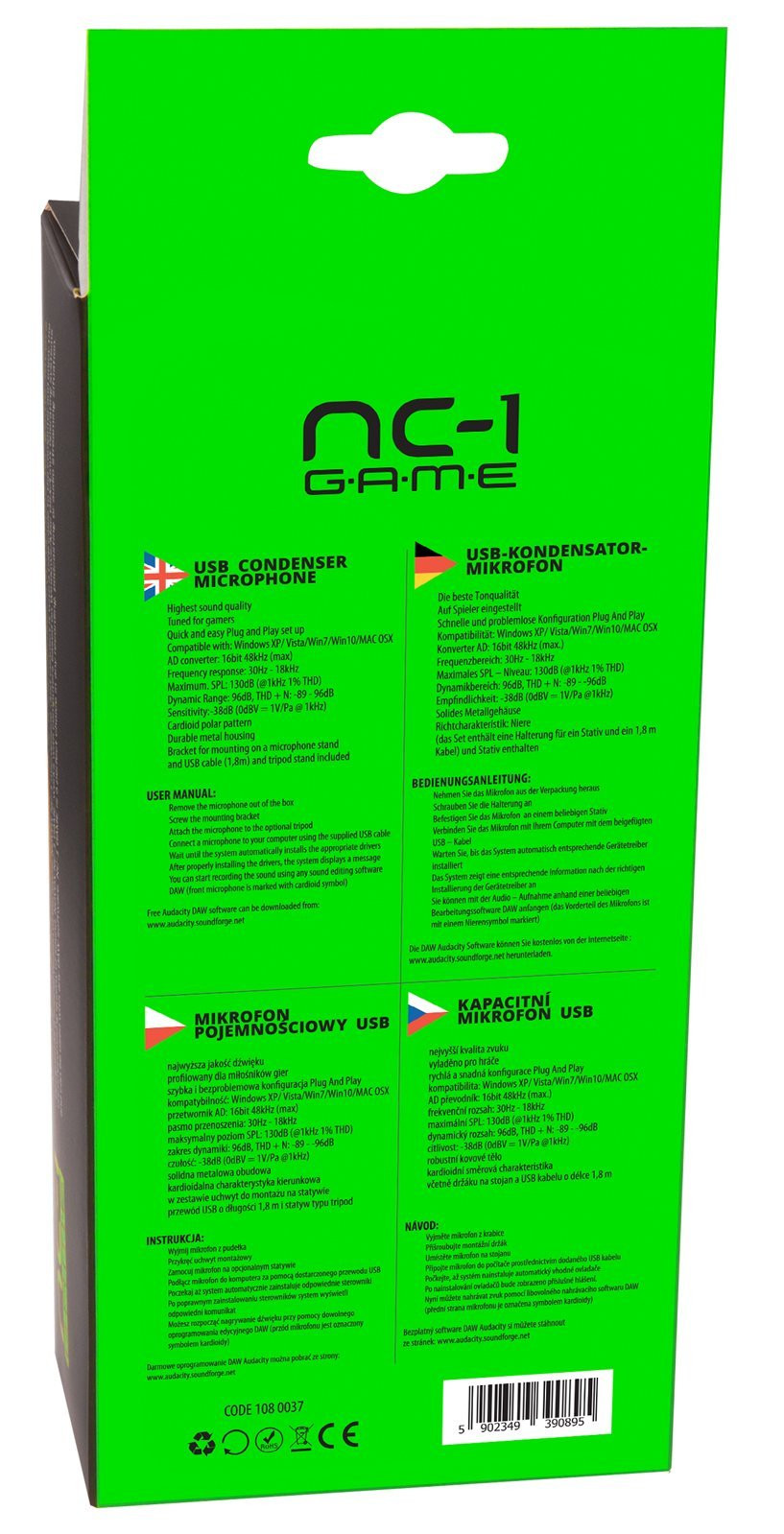 Galerijní obrázek č.6 USB mikrofony NOVOX NC 1 Game