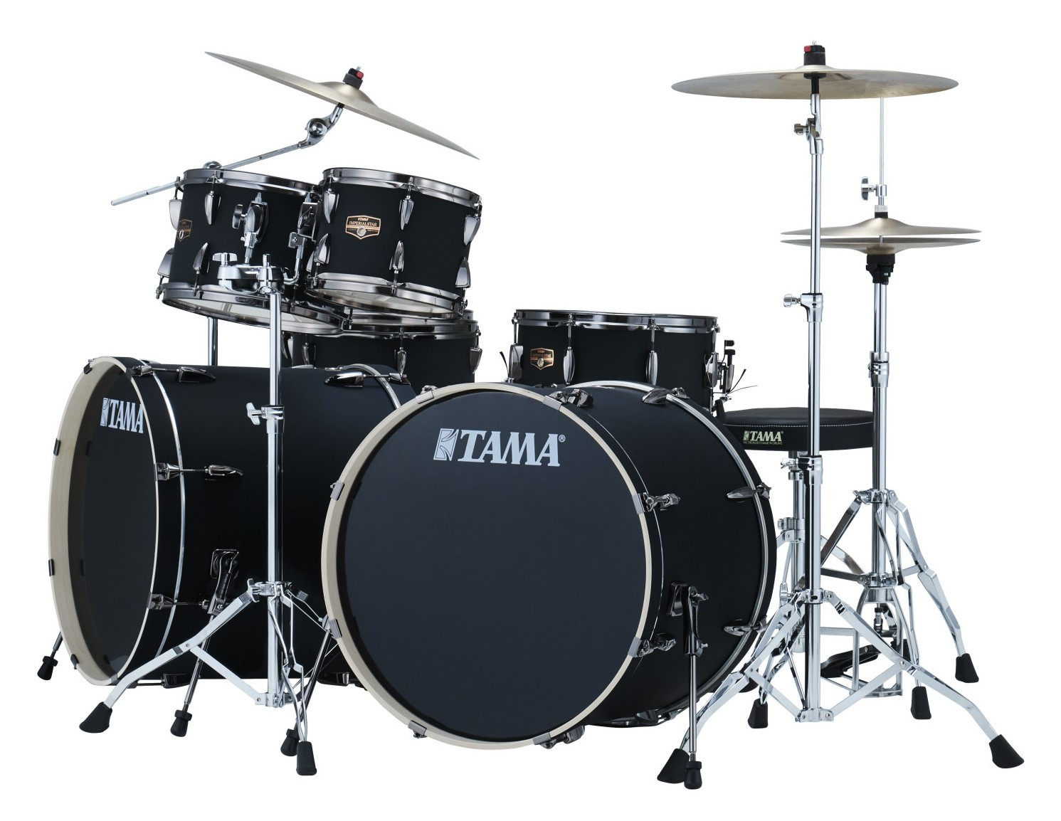 Galerijní obrázek č.1 Jiné konfigurace TAMA IP72ZH8WBN-BOB Imperialstar - Blacked Out Black/Black Nickel Hardware