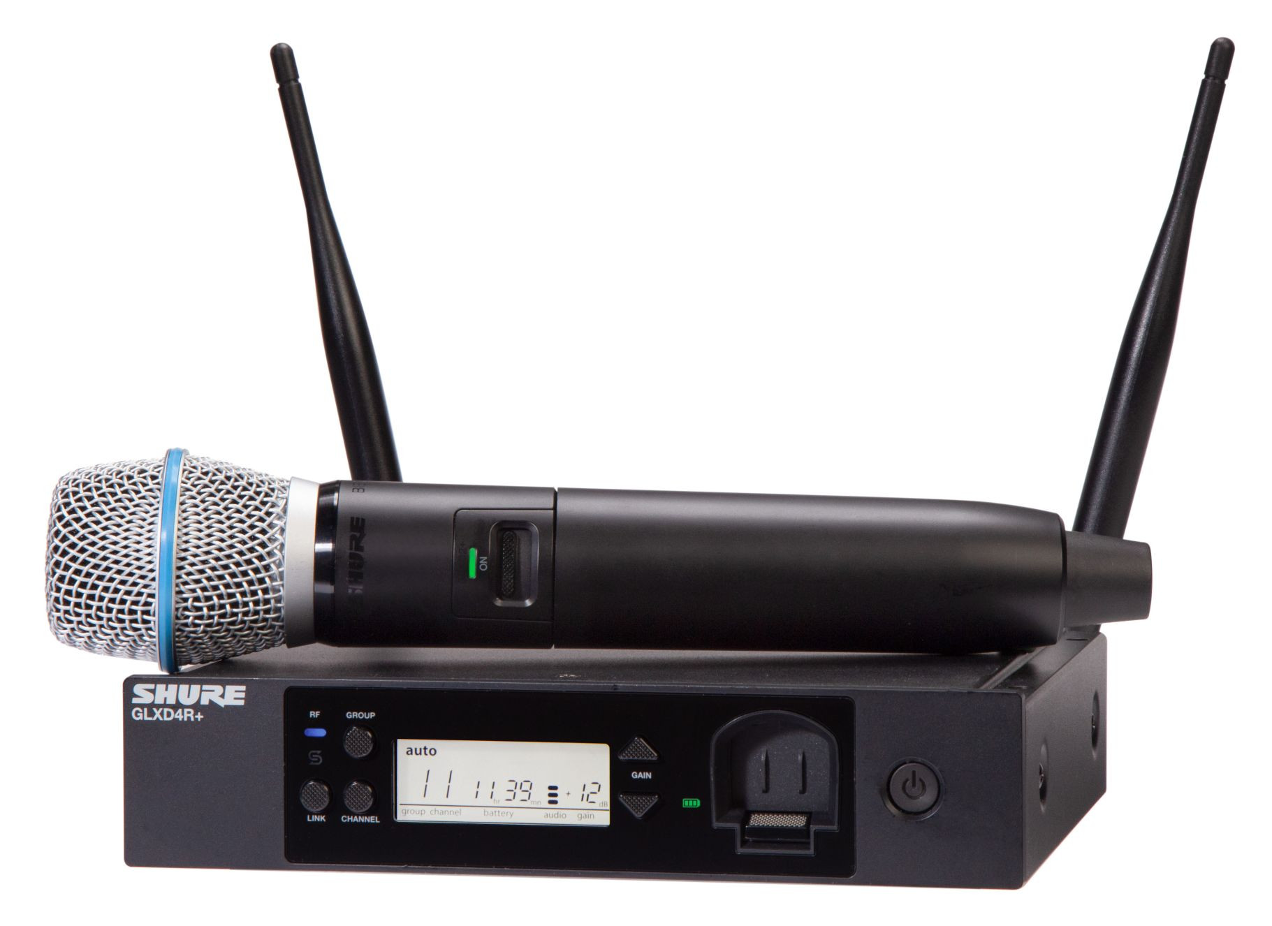 Hlavní obrázek S ručním mikrofonem SHURE GLXD24R+/B87A