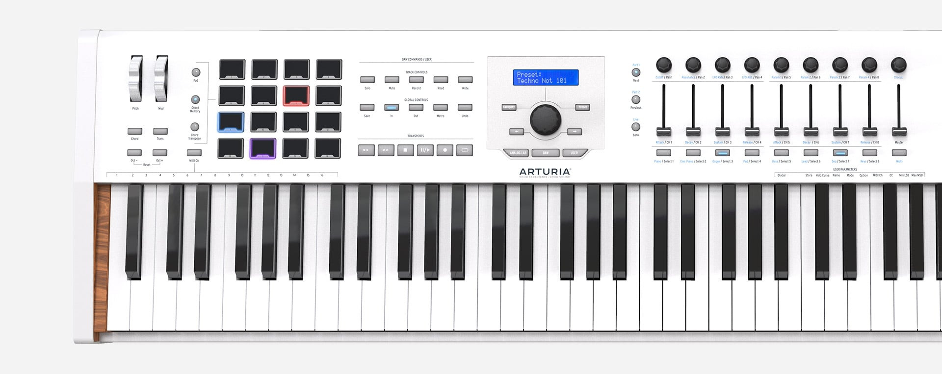 Galerijní obrázek č.1 Keyboardy/Klávesy/Kontrolery ARTURIA KeyLab 88 MkII B-Stock