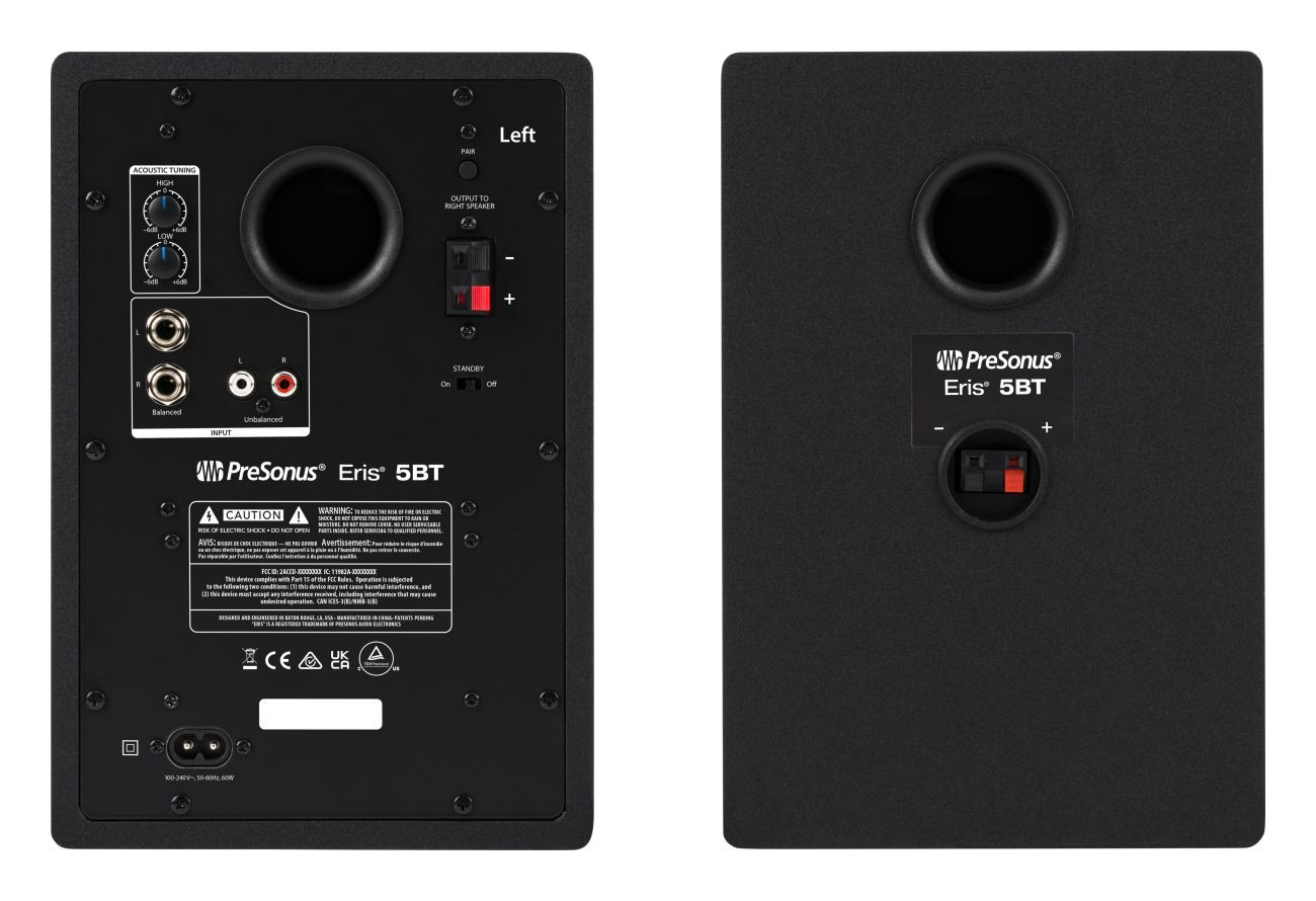 Galerijní obrázek č.1 Aktivní monitory PRESONUS Eris 5BT 2nd Gen Black (pair)