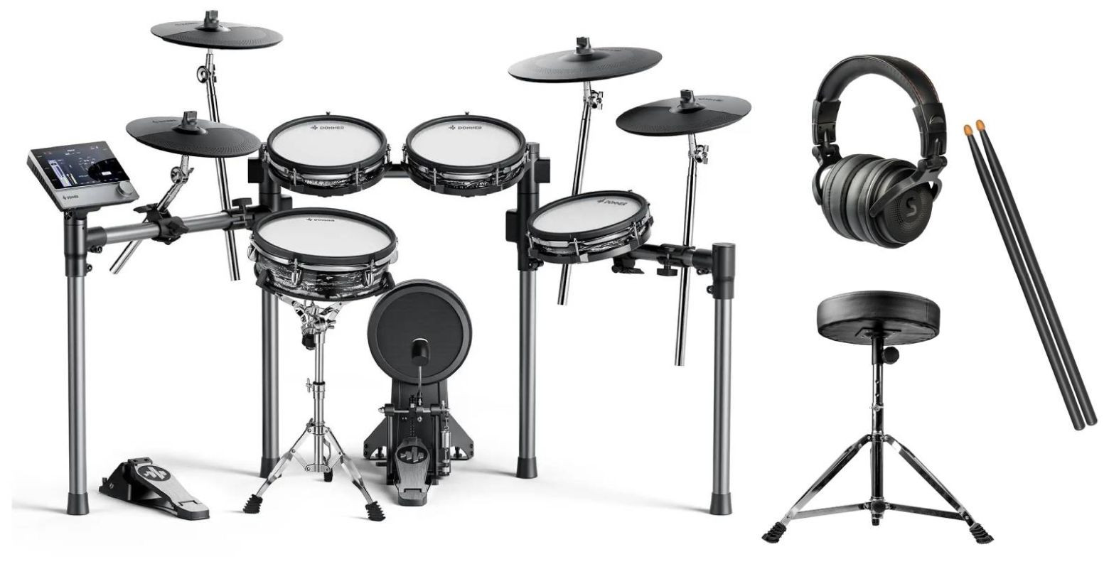Hlavní obrázek Elektronické bicí DONNER Beat Max SET