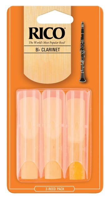 Hlavní obrázek Bb klarinet RICO RCA0325 Bb Clarinet Reeds 2.5 - 3-Pack