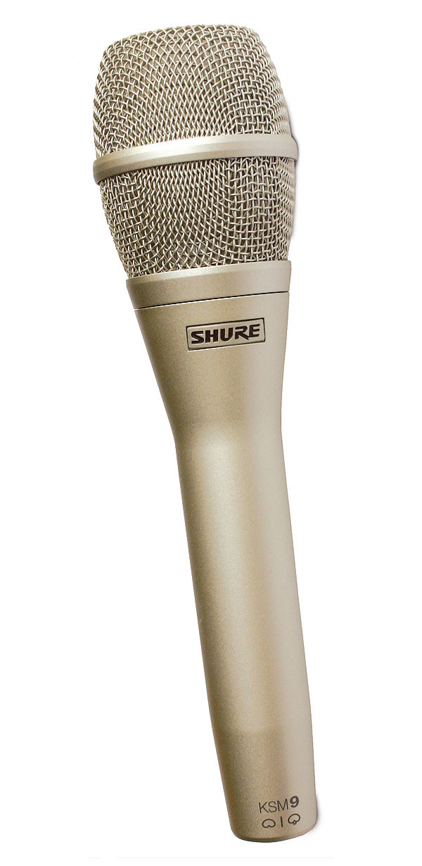 Galerijní obrázek č.1 Kondenzátorové pódiové vokální mikrofony SHURE KSM9/SL