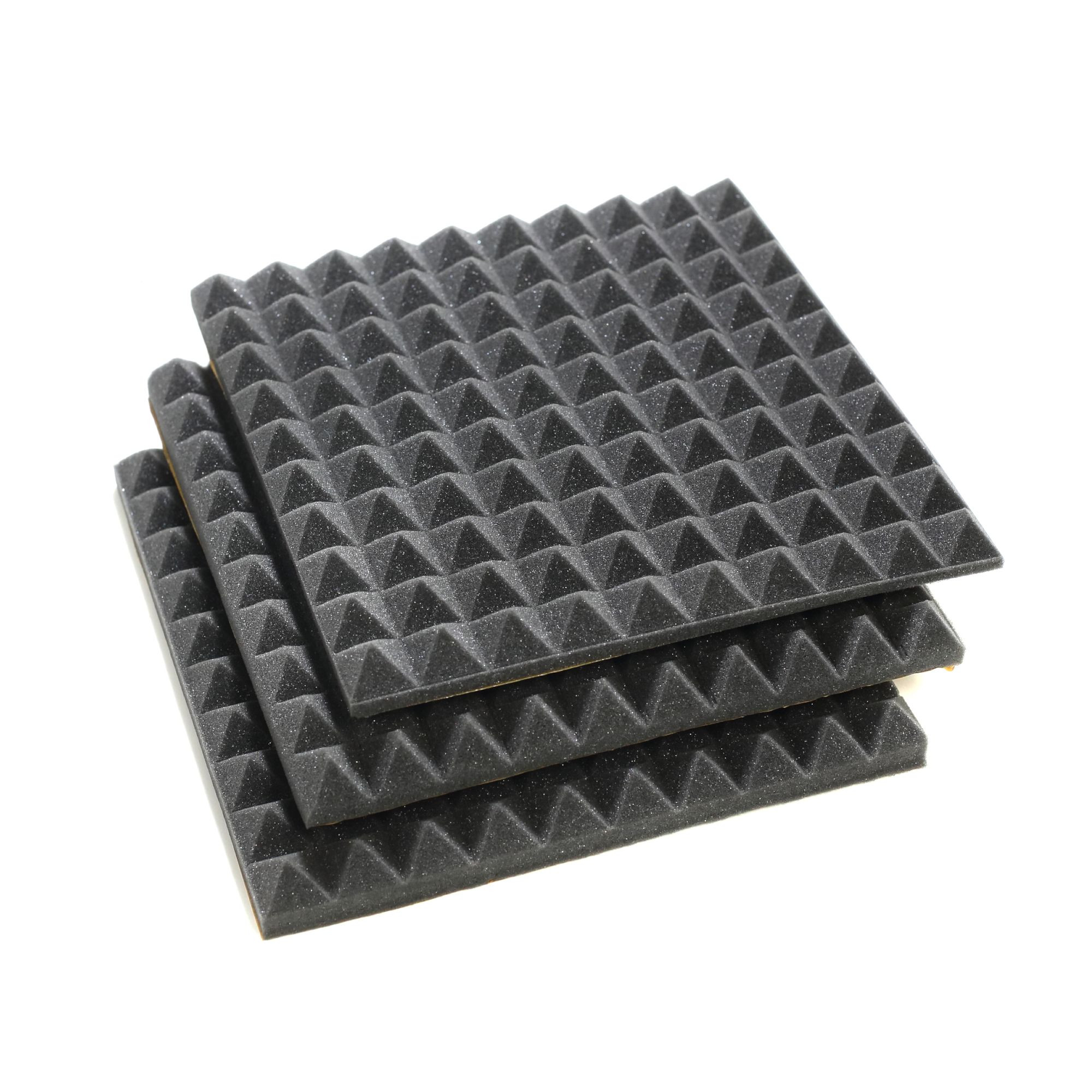 Galerijní obrázek č.7 Absorpční panely VELES-X Acoustic Pyramids Self-adhesive 300x300x30 MVSS 302 – SE/NBR