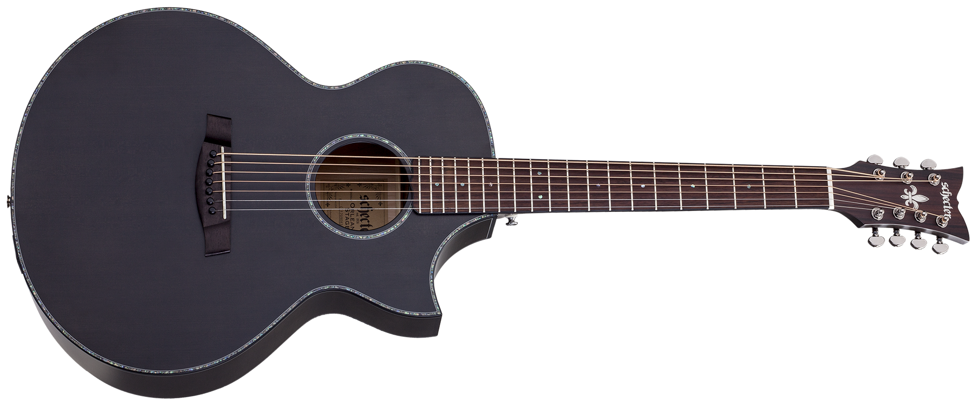 Hlavní obrázek Jumbo SCHECTER Orleans Stage-7 Acoustic - Satin See Thru Black