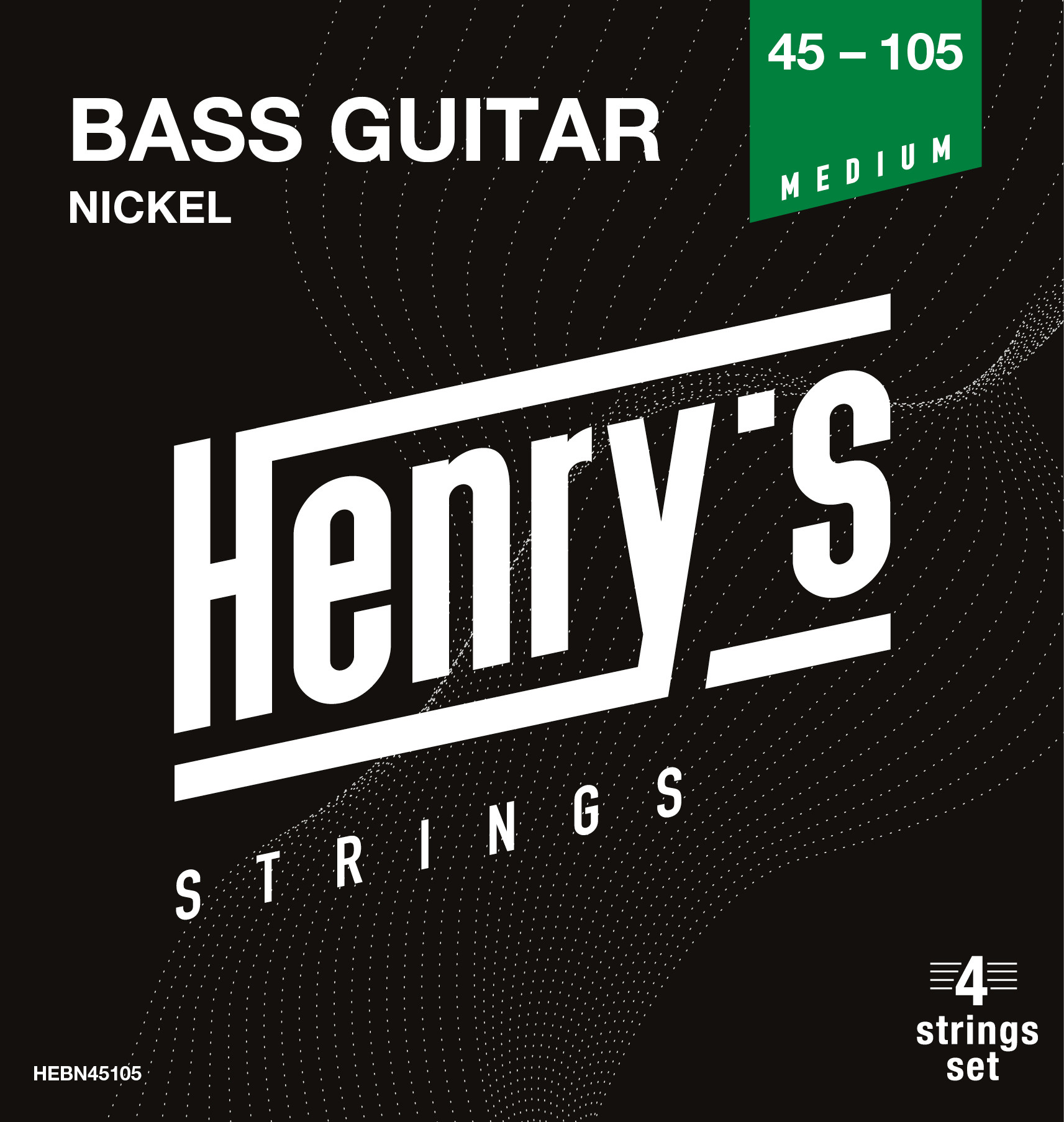 Hlavní obrázek Tvrdost .045 HENRY`S STRINGS HEBN45105 Bass Nickel - 045“ - 105”
