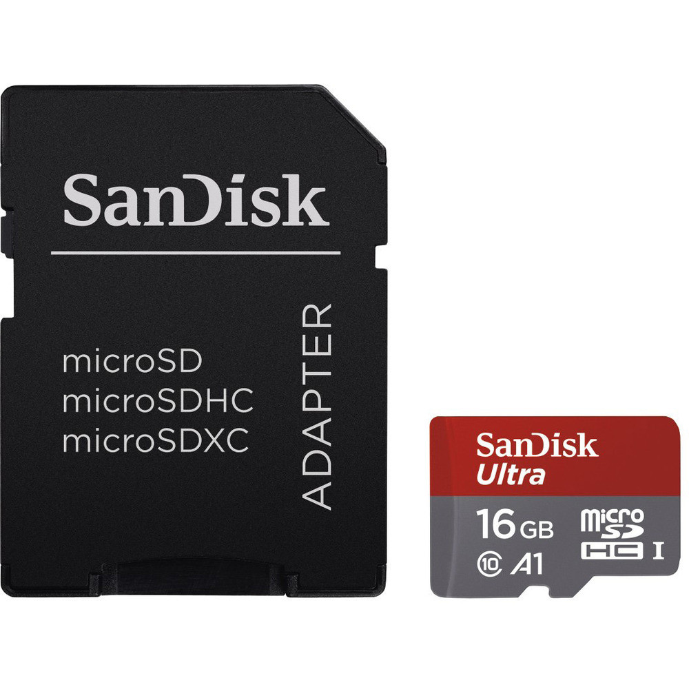 Hlavní obrázek Příslušenství záznamové techniky SANDISK 173446 microSDHC 16GB 98MB/s SANDISK